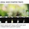AMKOY 5/10pcs 32/72/105 Cells Seedling Starter Tray Strength Seed Germination Plant Flower Pots Nursery Grow Box Garden 220211