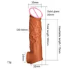 Nxy Cockrings Yunman 20cm Silicone Penis Extender RIUSABILE ingrandisce le maniche di potenziatore di dildo per adulti anelli intimi di cazzo 0215