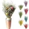 Dekorative Blumenkränze, 100 g, 50 cm, getrocknetes, natürliches Liebhabergras, konserviert, tanzende Weihnachtsdekorationen, Heimdekoration für das Jahr 2022