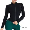 Melody Yoga Jacket Hoodie Workout Zipper Gym Women Fitness Felpe Camicie sportive Stretto a maniche lunghe