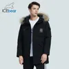 冬のメンズウォームダウンジャケットファーカラーブランドの男性服を着た高品質のコートMWY20609D 211023