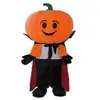 Costume da mascotte zucca di Halloween di alta qualità personalizza il personaggio a tema anime dei cartoni animati per adulti, carnevale, Natale, festa all'aperto