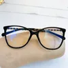 Nouveau Style femmes papillon lunettes cadre optique 54-16-140 chaîne en cuir conçu jambe planche fullrim pour Prescription fullset case
