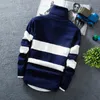 Cachemire pull hommes chandails mode col roulé mince pull automne hommes décontracté tricoté 501