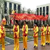 Costume da drago 31 m di lunghezza 4 bambini Giocano a colorati spettacoli di feste tradizionali scolastici paradisi popolari mascotte da palco intelligente Cina speciale c6099941