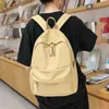 Female HOCODO Backpack Fashion Women School Bag For Teenager Girls Anti Theft Laptop Shoulder Bags Solid Color Travel 202211