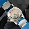 Nuovo subacqueo 263-10-3R / 93 Automatic Mens Watch Case in acciaio Caso di quadrante blu cinturino in gomma Gents Orologi sportivi 8 colori