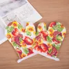 Microwave oven Mitts anti-scalding household baking high temperature resistant white cotton RRB9003