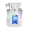 6 i 1 spa Använd dermabrasion Diamantskalning och vattenstråle Skönhet Aqua Hydra Dermabrasion Peel Machine