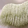 New hydrangea simulation rattan Festival hanging wisteria flower string wedding decoration arrangement