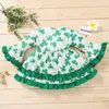 Girl's Dresses Autumn Baby Girls Casual Toddlers Children's Long Sleeve O-Neck Clover A-Lined Princess Loose Midi Outfits 1-4Y