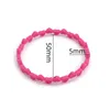 12 Color Silicone Bracelet Fashion Love Heart Shape Adult And Children Party Decoration Bracelets Creative Birthday Gift