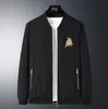 New jacket men's baseball uniform embroidered tops spring and autumn trend plus size casual Korean jackets