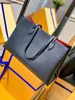 new high quality fashion bag M57345 LOCKME SHOPPER handbag with turn lock supple calf leather shoulder bag ladies casual shopping 268J