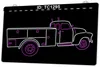 TC1295 clássico caminhão auto luz sinal dupla cor 3d gravura