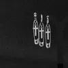 Dangle & Chandelier Mens Punk Earrings Korea Boys Stainless Steel Cross Pin Pendant Stud Earring Guy Women Rock Hip Hop Grunge Unisex Ear Cl