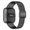 Новые дизайнерские часы Band для Fitbit Versa 3/2/1 металлический ремешок розовые золотые полосы из нержавеющей стали модный браслет браслет браслет браслет