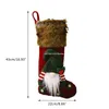 Noël Stocking mignon 3D suédois gnome xmas chaussettes de Noël suspendu foyer décorations arbres cadeau sac de bonbons sacship
