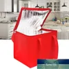 Foldable Aluminum Foil Portable Thermal Lunch Box Delivery Insulated Bag Ice Pack Waterproof Cooler Large Capacity Cake1