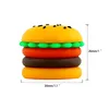 Hamburger Shape Wax Container Silicone Jar 5 Ml Silicon Containers Food Grade Jar Oil Holder For Vaporizer Dab Tool Storage