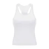 Yoga kläder Kvinnor Tank Topps Ishaped Back Yoga Vest med bröstplatta Bra Sports Running Fitness Gym kläder Träning Shirt3326539