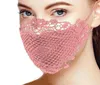 rosa blåa snören plaid mun ansikte masker muti färger tvättbar mascarilla bomull svart lila respirant mascherine återanvändbar mode kvinna dam dam