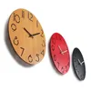 Настенные часы бесшумные деревянные часы современный дизайн Nordic кухня дерево живущая комната украшения пенсов муральский домашний часы 40C0007
