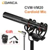Comica CVM-VM20 mikrofon 3,5 mm Super Cardioid Condenser Video Intervju Mic Smartphone DSLR-kamera