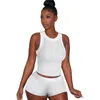 wholesale summer women clothes two piece set tracksuits sportswear T-shirt + shorts sportsuit selling fashion solid womens clothing klw6174