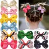 Baby rand bow hårnålar 3 tum flickor mini designer bowknot hårklipp barn söta Barrettes Kids Party Travel Hair Accessories 8506976