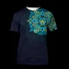 Herr T-shirts Aztec Mexico Tattoo 3D All Over Printed Herr/kvinnor Design Gothic Streetwear Tshirt Oversized 5XL 6XL 90-tal Pojkkläder