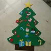 Year DIY Felt Christmas Tree Gifts Kids Toys Artificial Wall Hanging Ornaments Decoration for Home Y201020