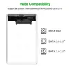 2.5 inch externe harde schijf behuizing USB3.0 naar SATA Draagbare Clear HDD SSD Case Support UASP Tool-Free XBJK2112