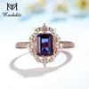 alexandrite cluster -ring