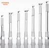 Smoke Glass Downstem Tube 19F To 19M Joint With 6 Armed 19 Female Male Frosted Bong Diffuser Water Pipe