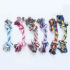 1 pcs 15 cm Random Pet puppy chew toy cotton knot rope molar durable hemp dog pet Teeth Cleaning Supplies 211111