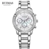 Ruimas Женские керамические часы бабочки дизайн женский кварцевый Quartz Watch Top Brand Luxury Women Sapphire Crystal Watches Gift T200519