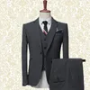 Męskie Garnitury Blazers Kurtka Pant Kamizelki Luksusowe Mężczyźni Wedding Garnitur Mężczyzna Slim Fit Costume Business Formalne Party Dress Dress Spodnie Kamizelka