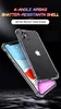 Funda trasilicone casensparent antichoc pour iPhone 11 12 PRO X XS MAX XR 6 S 7 8 SE 2020 Plus Mini Case Clear TPU Coque Coque