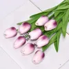 Pu tulip simulation Decorative Flowers fake wedding party home decoration Wholesale of flower manufacturers