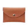 Partihandel Fashion Men Kvinnor Simple Leather Coin Card Purse Soft Leathers Certificate Change Storage Bag Mini Wallet Factory Pris 1175