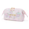 Belle rose maquillage sacs à cosmétiques dessin animé ma mélodie petites étoiles jumelles pochette en nylon étui de beauté sac de rangement de toilette pour les filles cadeau