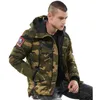 Veste d'hiver Hommes Camouflage Armée Épais Manteau Chaud Hommes Parka Manteau À Capuche Parkas Hommes Armée Militaire Tactique Coupe-Vent Survêtement Y1109