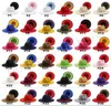 Cappello Fedora Donna Uomo Cappelli a tesa larga Uomo Donna Jazz Panama Cap Moda Nero Rosso Patchwork Autunno Inverno Berretti uomo ragazza regalo all'ingrosso