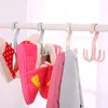 Hangers & Racks Multifunctional Hanger With Four Hooks Household Organizer Storage Holder 15.5x9.5x4cm Colorful Clothes Scarves Tools