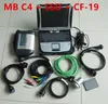 per MB Car Truck Support 12V24V Strumento diagnostico automatico di tensione SD Connect C4 con CF19 i5 Toughbook super speed