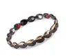 Nieuwe Collectie Mode-sieraden Heren Rvs Gezonde Energie Link Ketting Armbanden Onderdelen Element Magnetisch Germanium Infrarood Ray Armband Silver Gold Black