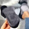 Slippers Winter Women Sandals Flock Peep Toe Platform Wedges Fashion Furry High Heels Female Casual Fish Mouth