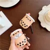 Söt tecknad headset Tillbehör Fall för AirPods Pro 3D Pearl Milk Bubble Tea Cup Drink Bottle Case For Apple Air Pods 1 2 3 WIR5491283