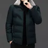 Top Grade Tjockerad Varm Vinter Designer Märke Fur Collar Casual Fashion Parka Jacket Män Windbreaker Puffer Coats Kläder 211214